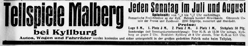 Datei:1924 Anzeige Tellspiele Malberg.jpg